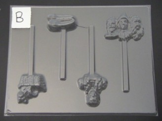 403sp Wizard of Oz Chocolate Candy Lollipop Mold FACTORY SECOND